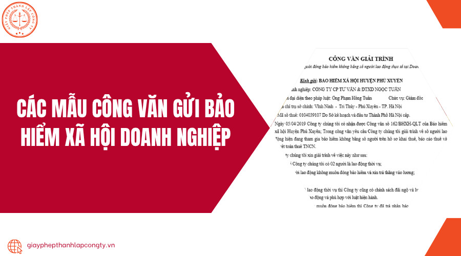 Các mẫu công văn gửi bảo hiểm xã hội doanh nghiệp