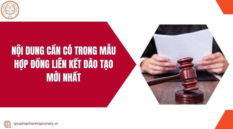 Nội dung cần có trong mẫu hợp đồng liên kết đào tạo mới nhất