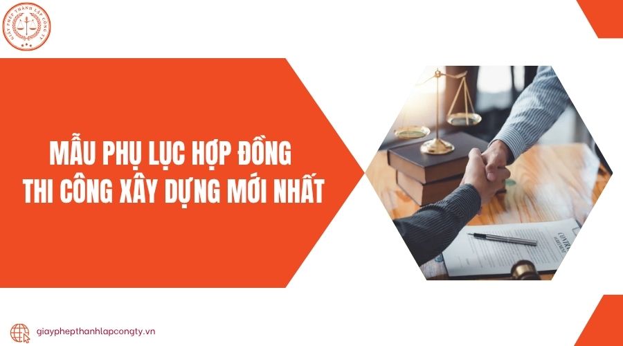 Mẫu phụ lục hợp đồng thay đổi giám đốc đại diện