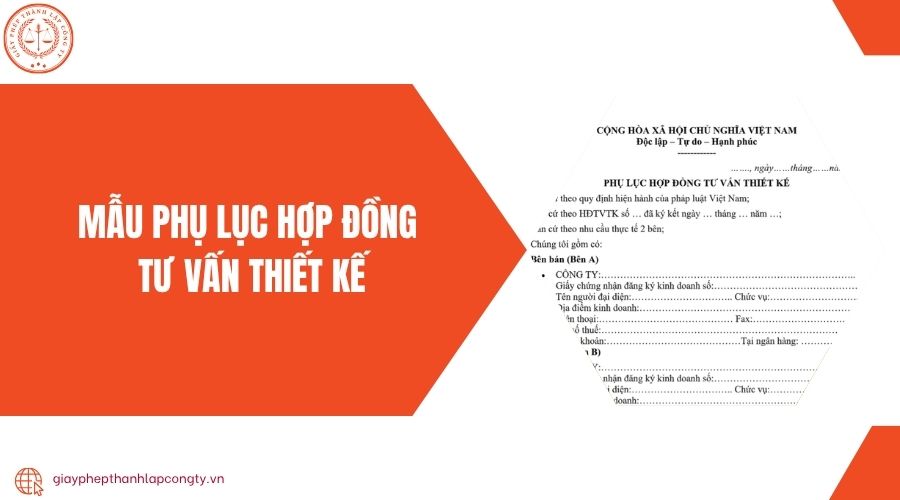 Mẫu phụ lục hợp đồng thay đổi giám đốc đại diện