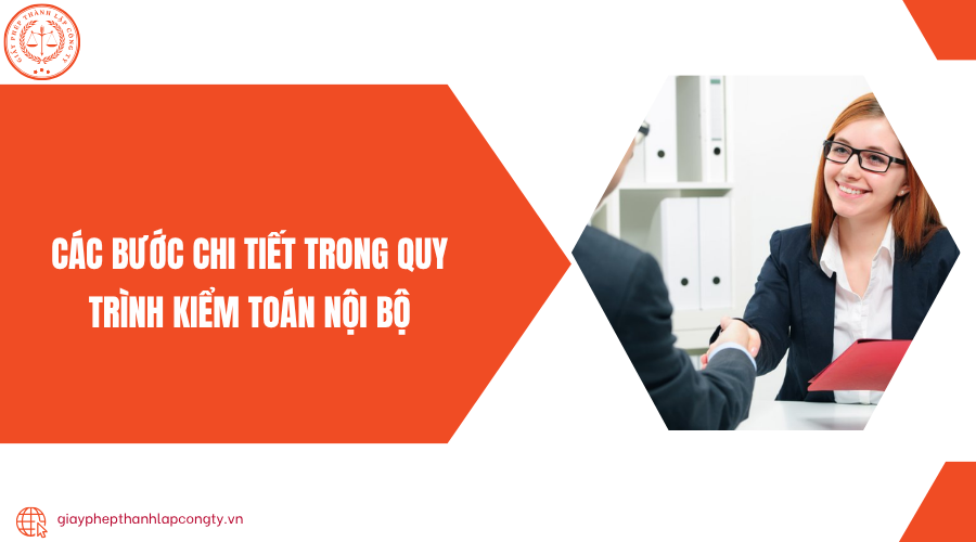 Các bước chi tiết trong quy trình kiểm toán nội bộ