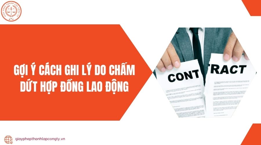 Gợi ý cách ghi lý do chấm dứt hợp đồng lao động