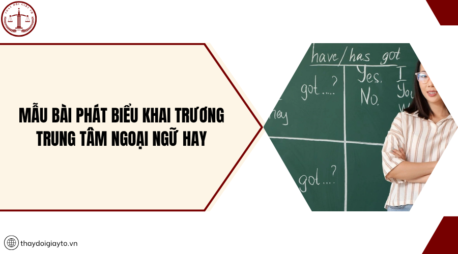 Mẫu bài phát biểu khai trương trung tâm ngoại ngữ hay