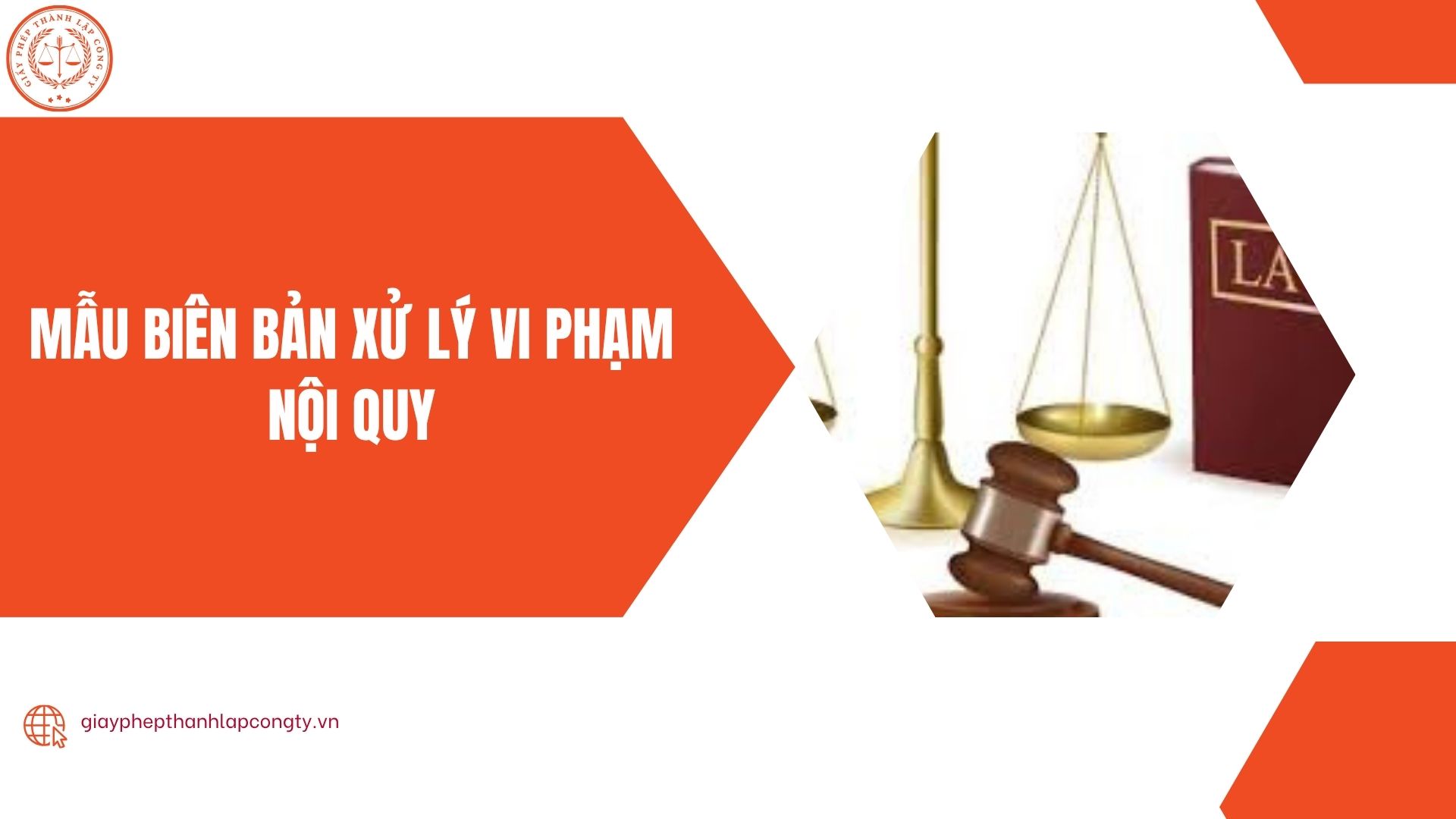 Mẫu biên bản xử lý vi phạm nội quy