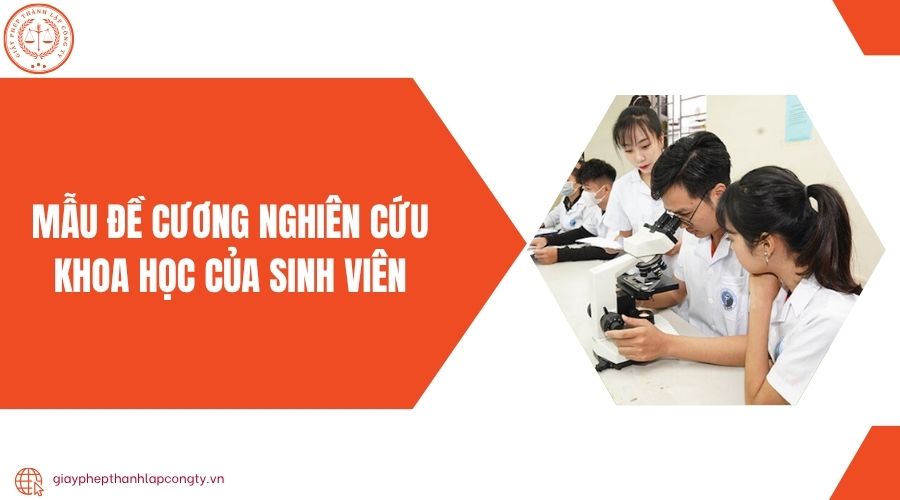 Mẫu đề cương nghiên cứu khoa học của sinh viên