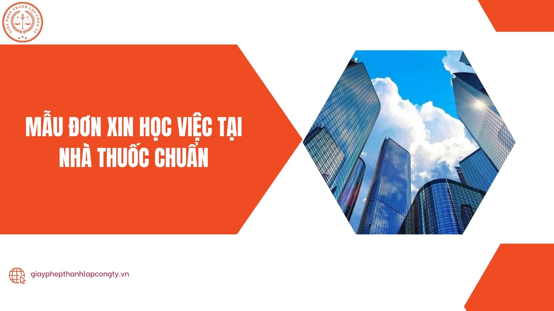 Mẫu đơn xin học việc tại nhà thuốc chuẩn