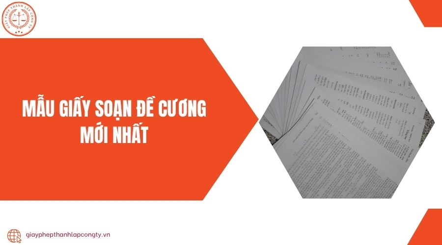 Mẫu giấy soạn đề cương mới nhất