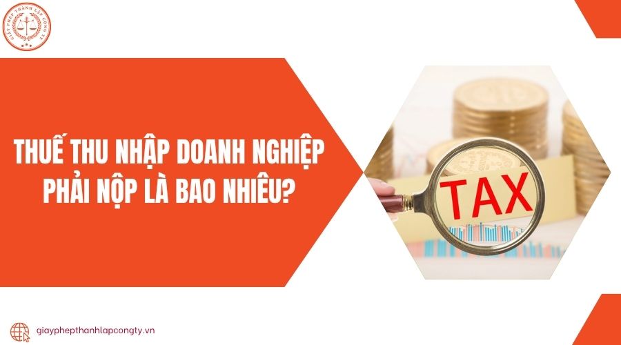 Thuế thu nhập doanh nghiệp phải nộp là bao nhiêu?