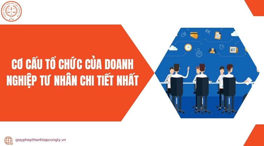 Cơ cấu tổ chức của doanh nghiệp tư nhân chi tiết nhất