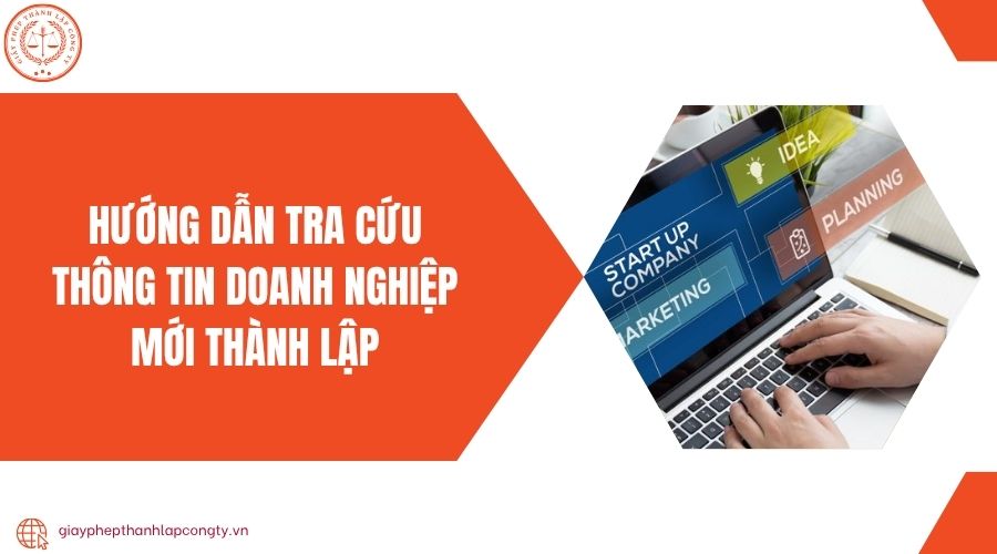 Hướng dẫn tra cứu thông tin doanh nghiệp mới thành lập