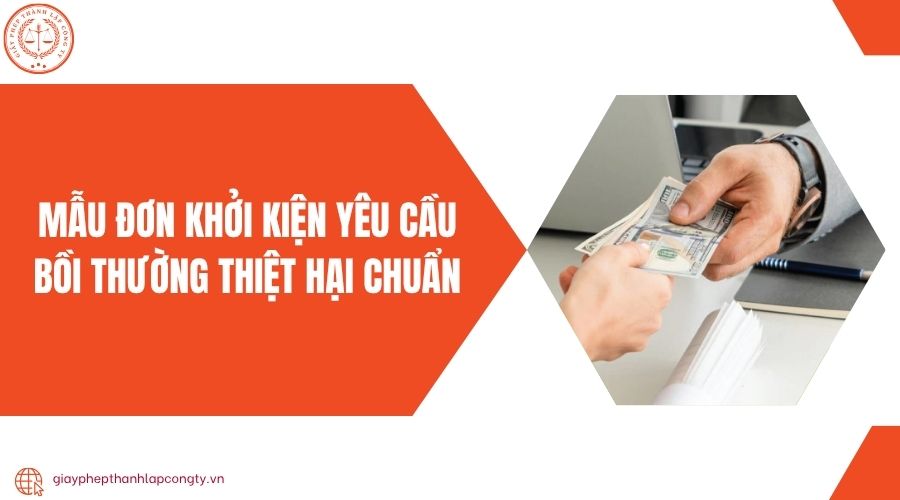 Mẫu đơn khởi kiện yêu cầu bồi thường thiệt hại chuẩn