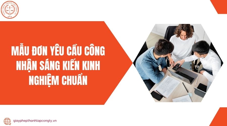 Mẫu đơn yêu cầu công nhận sáng kiến kinh nghiệm chuẩn