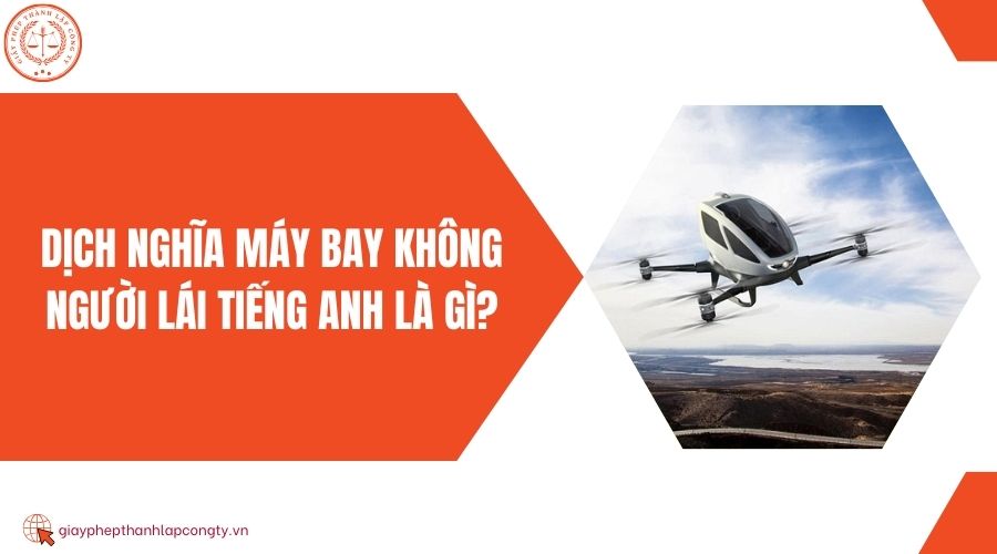 Dịch nghĩa máy bay không người lái tiếng anh là gì?