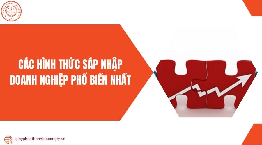 Các hình thức sáp nhập doanh nghiệp phổ biến nhất