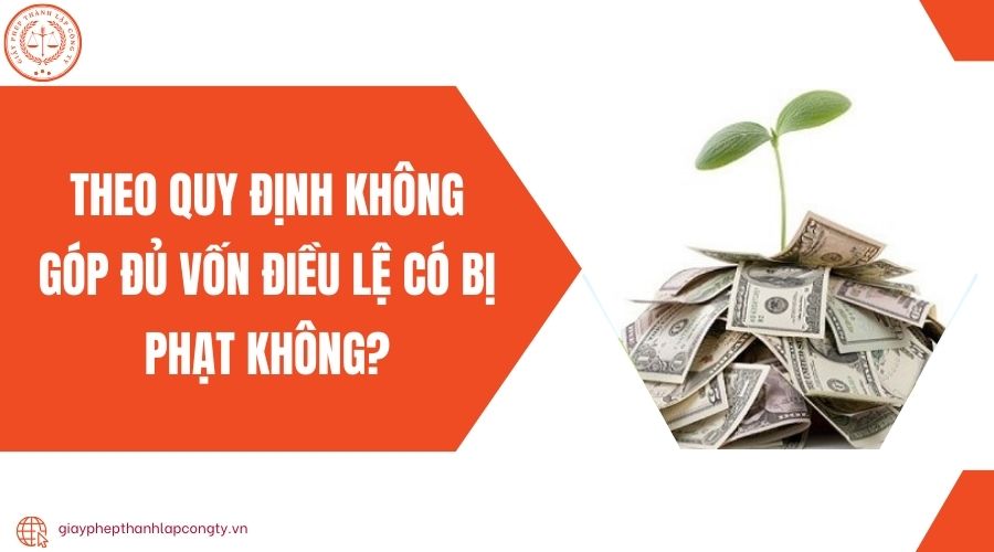 Theo quy định không góp đủ vốn điều lệ có bị phạt không?