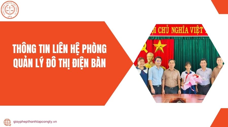 Thông tin liên hệ Phòng Quản lý đô thị Điện Bàn