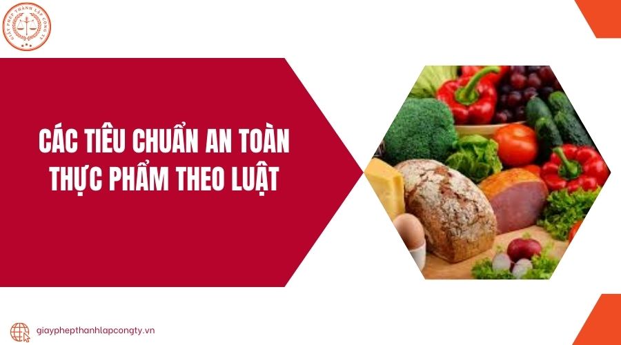 Các tiêu chuẩn an toàn thực phẩm theo luật