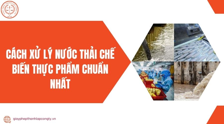 Cách xử lý nước thải chế biến thực phẩm chuẩn nhất