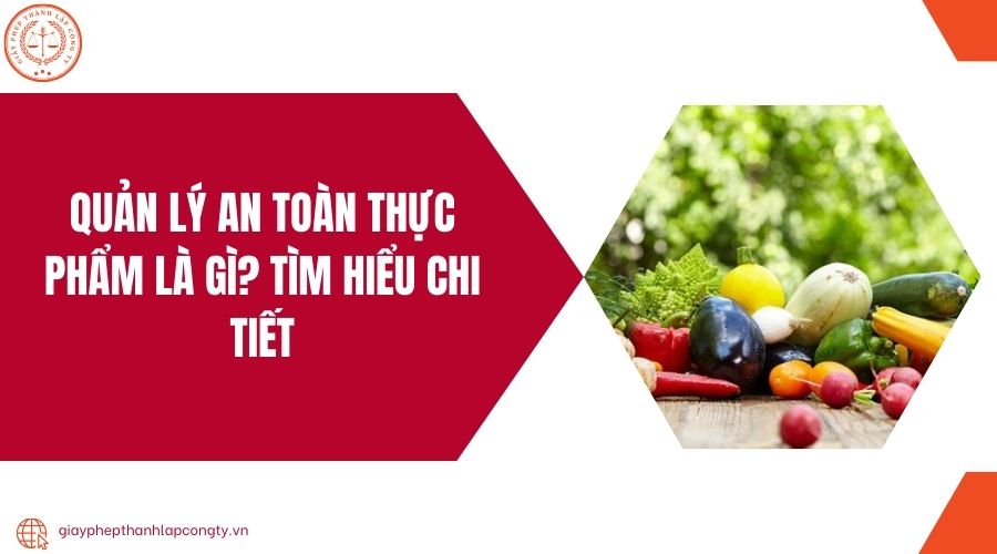 Quản lý an toàn thực phẩm là gì? Tìm hiểu chi tiết