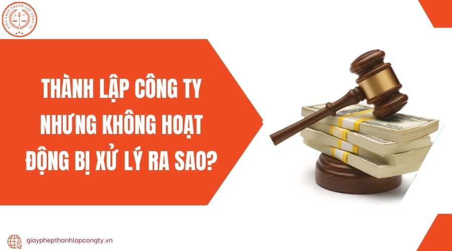 Thành lập công ty nhưng không hoạt động bị xử lý ra sao?