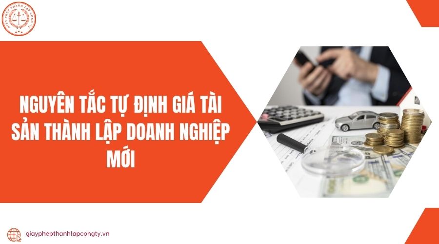 Nguyên tắc tự định giá tài sản thành lập doanh nghiệp mới