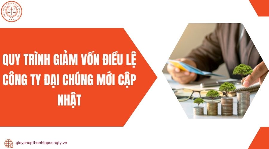 Quy trình giảm vốn điều lệ công ty đại chúng mới cập nhật