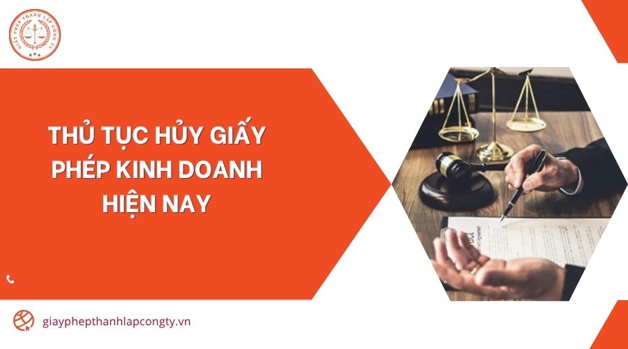 Thủ tục hủy giấy phép kinh doanh hiện nay